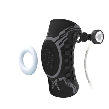 Genouillère Professionnelle Ajustable Anti-Transpiration pour la Récupération Articulaire, Protection du Ménisque et de la Rotule pour la Musculation, la Randonnée, le Football et la Gymnastique à Domicile