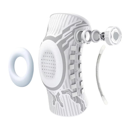 Genouillère Professionnelle Ajustable Anti-Transpiration pour la Récupération Articulaire, Protection du Ménisque et de la Rotule pour la Musculation, la Randonnée, le Football et la Gymnastique à Domicile